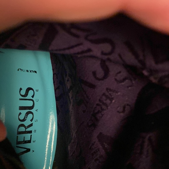 Versus Versace Leather Booties NEW - Picture 9 of 13